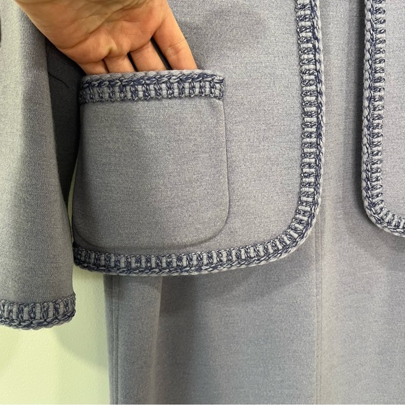 Dalton Vintage Skirt Jacket Set Wool Embroidered - Picture 3 of 13